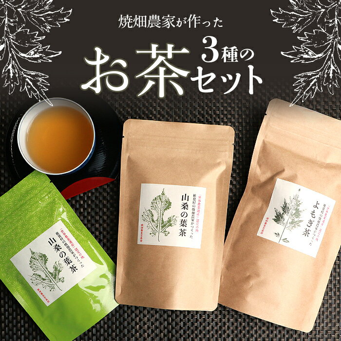 [世界農業遺産の産物]焼畑農家がつくったお茶セット ティーバック スティック