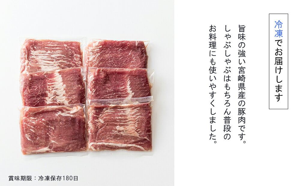 【ふるさと納税】【お届け月が選べる】 豚肉 もも スライス 豚しゃぶ 小分け 合計1.8kg 300g×6袋 薄切り 冷しゃぶ うす切り しゃぶしゃぶ 先行予約 モモ 冷凍 宮崎県産 肉 国産 真空包装 収納 スペース 冷しゃぶ サラダ 肉巻き 野菜巻き 炒め物 鍋 丼