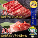 【ふるさと納税】 宮崎牛 モモ スライス 400g ＆ 宮崎