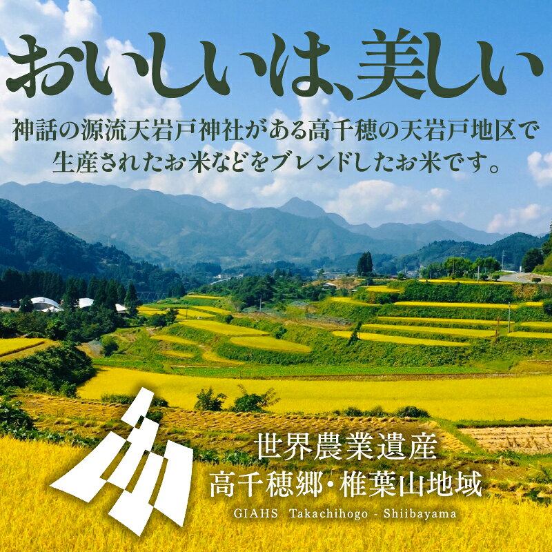 【ふるさと納税】【選べる内容量・配送回数】《令和7年産　新米》13代目甲斐長衛門が選び抜いた高千穂産ひのひかり 長衛門米 ヒノヒカリ お米 精米 白米 米 白ご飯 ごはん おむすび 米袋 農作物 定期便 令和7年 宮崎県産 高千穂町産 普段使い おすすめ 高千穂町 送料無料