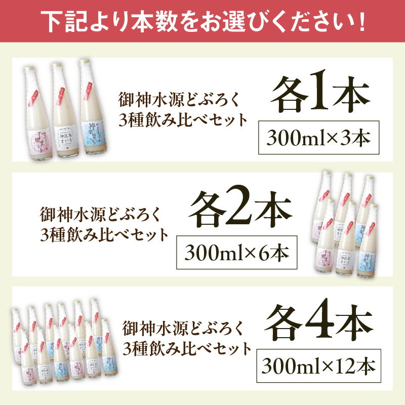 【ふるさと納税】【選べる本数】どぶろく 飲み比べセット 和まっこり にごり酒 濁酒 もろみ酒 白馬 ワイン まいり 飲み比べ 味比べ 甘口 辛口 ギフト プレゼント 贈り物 お歳暮 飲み切りサイズ 酒 お酒 アルコール 醸造酒 宮崎県 高千穂町 送料無料