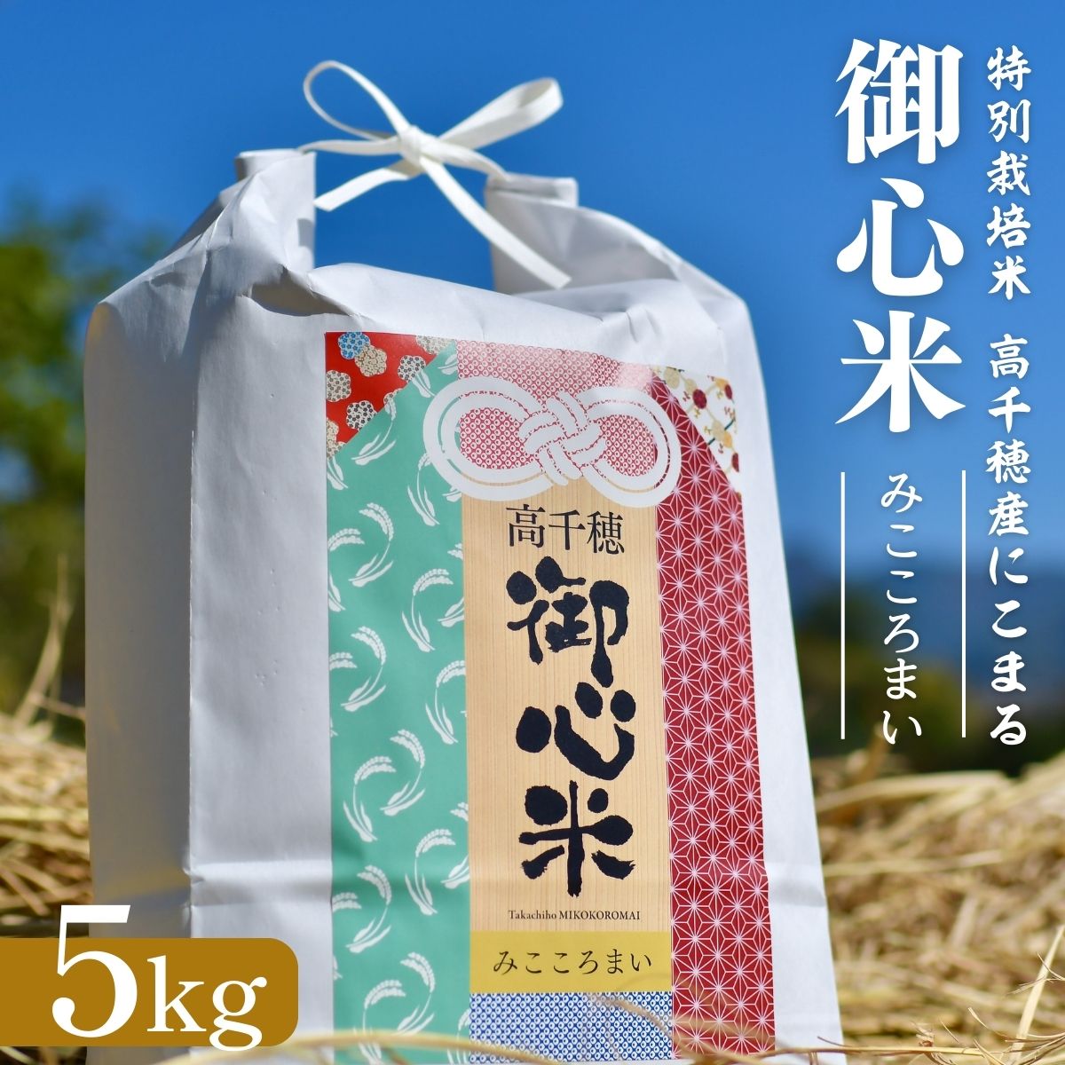 高千穂御心米 5kg にこまる お米 精米 白米