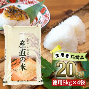 【ふるさと納税】生産者応援品 産直の米 20kg お徳用 訳あり 農家直送米 5kg×4袋 家庭用 未検査米 お米 精米 白米 お取り寄せ 棚田 おにぎり 天岩戸 宮崎県 高千穂 送料無料 A-50