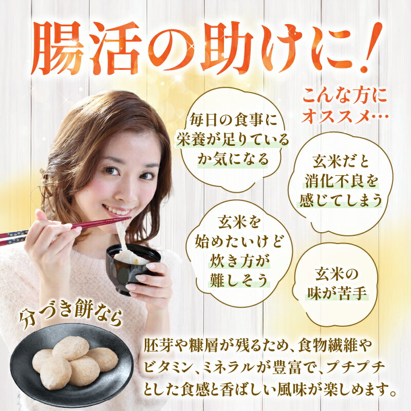 【ふるさと納税)】《レビューキャンペーン》高千穂町産 分づきもち(6個入り×3袋)餅 もち 分づき 玄米 米 お米 精米 ごはん 胚芽付き 胚芽 ヒノヒカリ 宮崎県産 国産 高千穂町産 普段使い 日常使い おすそ分け 贈答 贈り物 ギフト プレゼント グルメ お取り寄せ