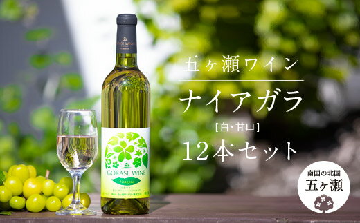 五ヶ瀬ワイン ナイアガラ ( 白 ・ 甘口 ) 720ml 12本 セット 五ケ瀬ワイナリー 宮崎県 五ヶ瀬町 ワイン 白ワイン 1ダース ナイアガラ 国産 宮崎 五ヶ瀬町 五ヶ瀬町産ぶどう100%