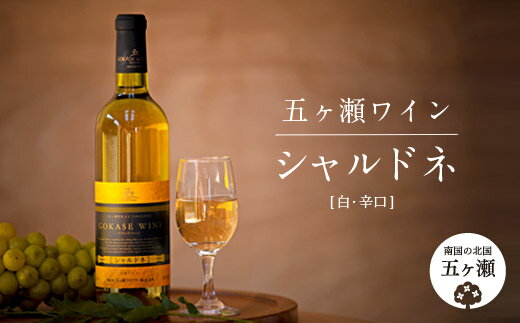 【ふるさと納税】 五ヶ瀬ワイン シャルドネ （ 白 ・ 辛口 ) 720ml 五ヶ瀬ワイナリー 白 ワイン ワイン 洋食 和食 国産 宮崎 五ヶ瀬町 五ヶ瀬町産ぶどう100％