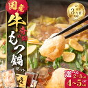 【ふるさと納税】<選べる> 寺師 国産牛 もつ鍋 セット 2〜3人前 or 4〜5人前 国産 牛 もつ モツ 牛もつ ホルモン ぷりぷり 鍋 薩摩 醤油 スープ...
