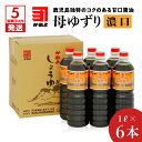 【ふるさと納税】【5営業日以内に発送】 「かねよみそしょうゆ」母ゆずり濃口 1L × 6本 セット 送料無料 鹿児島市 鹿児島県 九州 特産品 お礼の品 お土産...