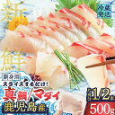 【ふるさと納税】鹿児島産 スライスするだけ! 真鯛 ( マダイ ) 刺身用 片身分 500g 魚 刺身 鯛 タイ 真ダイ 柵 海鮮 片身 丼 鯛茶漬け 冷蔵 簡...
