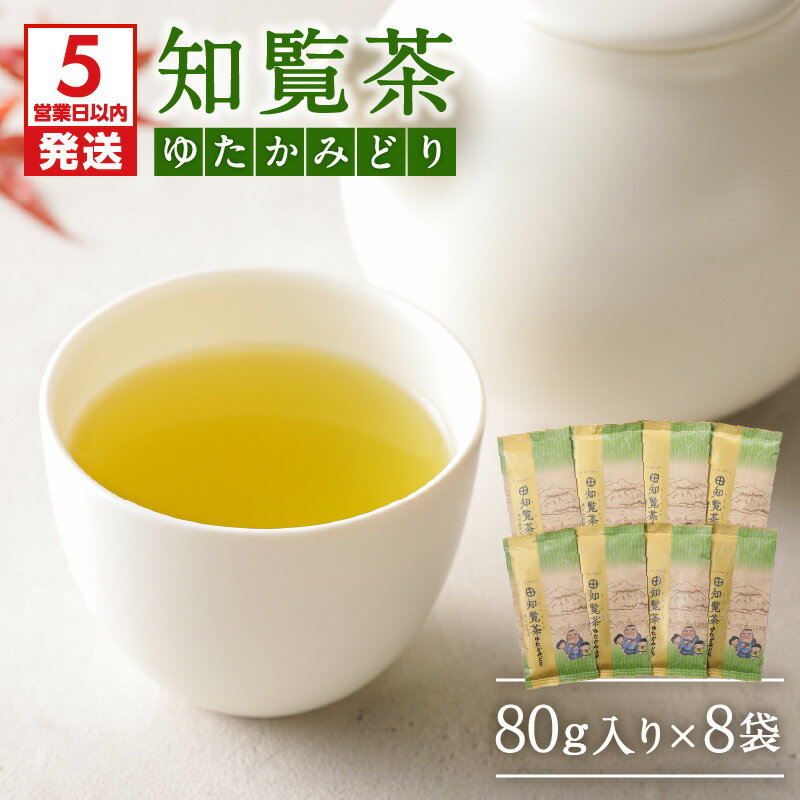 [5営業日以内に発送] 知覧茶ゆたかみどり8袋セット 鹿児島市 厳選 特産品 母の日 敬老の日 日本茶 緑茶 鹿児島茶 お茶 茶 知覧深 ちらん茶 ゆたかみどり ティー 上品 パック セット 詰合せ 贈答 贈りもの お土産 おみやげ プレゼント ギフト