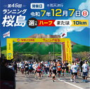 【ふるさと納税】<選べる> 第45回 ランニング 桜島 出走権 【 先着 300名 ハーフ:200名 10km:100名 】 スポーツ マラソン ハーフマラソン...