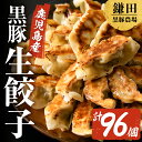 15位! 口コミ数「10件」評価「4.5」鹿児島黒豚 生 餃子 1.6kg［96個（8個入×12パック）］原料にこだわったギョウザ！生産から肥育まで一貫して行っている黒豚農場のお肉を･･･ 