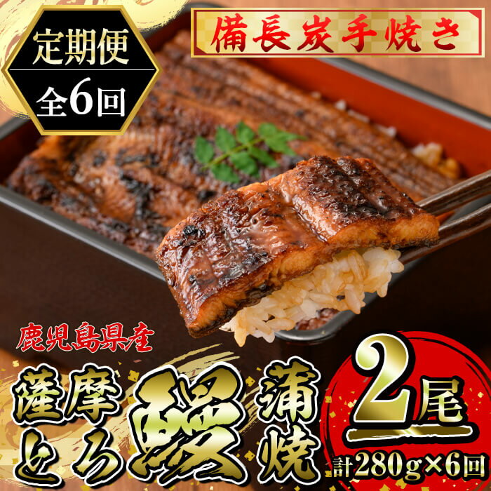 【ふるさと納税】【江口商店監修】薩摩とろ鰻蒲焼二尾280g（