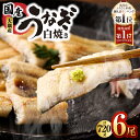 【ふるさと納税】鹿児島県大隅産うなぎ白焼6尾 計720g 国産 鰻白焼き 冷凍 鹿児島 白焼き 真空パック うなぎ ウナギ 鰻 【大隅地区養まん漁業協同組合】