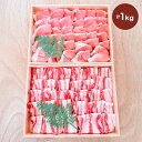 【ふるさと納税】鹿児島産茶美豚ロース・バラしゃぶしゃぶセット木箱 1000g 鹿児島 茶美豚 豚肉 肉 国産 冷凍 ロース バラ しゃぶしゃぶ セット 詰め合わ...