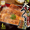 【ふるさと納税】<配送時期が選べる>大人気 鯉家の極上蒲焼 大トロ うなぎ 蒲焼 4尾 540g 国産 手焼き 備長炭 九州産 備長炭 鰻 ウナギ かば焼き 冷凍 湯煎 レンジ 鰻丼 鰻重 ひつまぶし 魚 土用の丑 敬老の日 鯉家 鹿児島 鹿屋市 おすすめ ランキング プレゼント ギフト