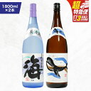 【ふるさと納税】【超特急便】【お急ぎ便】人気焼酎!海&くじらのボトル1800mlセット 計2本(海×1、くじらのボトル×1)地元で定番の焼酎を飲み比べできるセット!ロックや水割り、ソーダ割り、ぬる燗、お湯割りにも【高山商店】