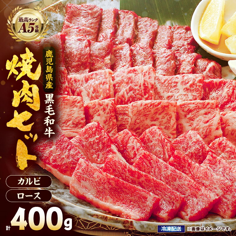 【ふるさと納税】 A5等級鹿児島県産黒毛和牛カルビ&ロース焼肉セット 国産 鹿児島県産 牛 牛肉 黒毛和牛 カルビ ロース 焼肉 冷凍【カミチク】