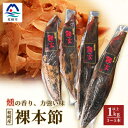 【ふるさと納税】枕崎産 かつお裸本節 1kg以上(3〜5本) 【伝承工房・鰹家】 A8-80【1166359】