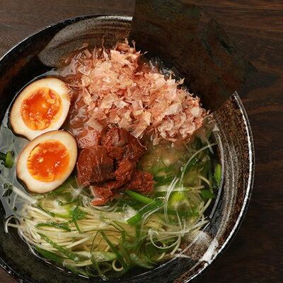 【ふるさと納税】水産高校生考案 枕崎かつおラーメン 【合計48食】 和風しお味 液体スープ付 CC-94【1166519】