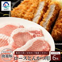 【ふるさと納税】鹿籠豚ロース【100×6枚】枕崎産黒豚使用 A6-8【配送不可地域:離島】【1166985】