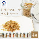 【ふるさと納税】ドライフルーツソルト (とまと・たんかん・キウイなど)4種セット 果実塩 A8-50【1167927】