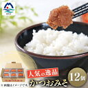 【ふるさと納税】枕崎 まるた屋 無添加 かつおみそ 12個 A8-8【配送不可地域:離島】【1167952】
