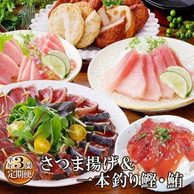 【ふるさと納税】定期便(半年で3回)さつま揚げ&鮮度抜...