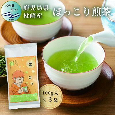 【父の日】(一番茶のみ使用)ほっこり煎茶 100g×3袋 A5-1F【配送不可地域：離島】【1494854】