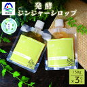 【ふるさと納税】【のし付き・お中元】発酵ジンジャーシロップ(150g×3)【優しい甘さの生姜シロップ】A7-12C【配送不可地域:離島】【1508327】