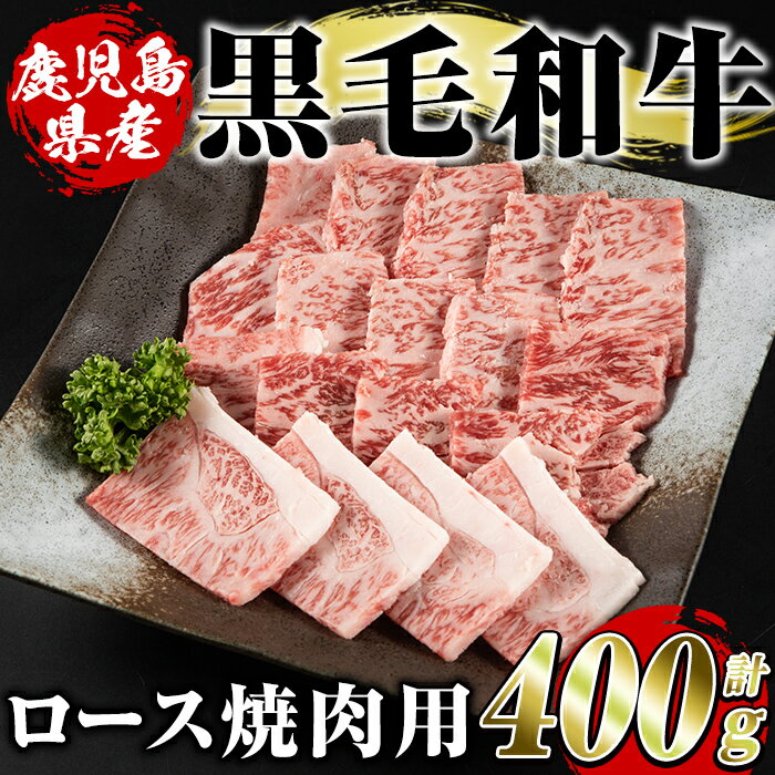 【ふるさと納税】鹿児島県産黒毛和牛ロース焼肉用(400g)国産 九州産 鹿児島産 牛肉 国産牛 焼き肉【スターゼン】a-18-4のサムネイル