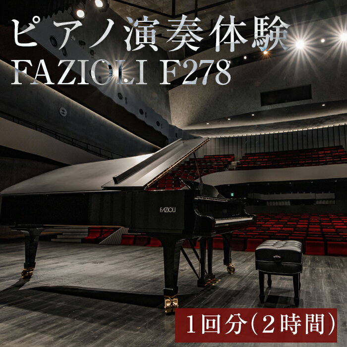 25位! 口コミ数「1件」評価「5」コンサートグランドピアノでのピアノ演奏体験(1回分・2時間) 鹿児島県 阿久根市 FAZIOLI ファツィオリ F278 風テラスあくね 楽･･･ 