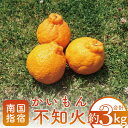 【ふるさと納税】<期間限定!2026年1月上旬頃以降順次発送>鹿児島県指宿市産のみかん!かいもん不知火(約3kg) 不知火 しらぬい みかん ミカン 柑橘類 フルーツ 果物 旬 大容量 冬 春 【迫田果樹園】