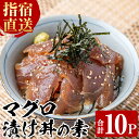 【ふるさと納税】＜指宿直送便＞マグロ漬け丼の素(80g×...