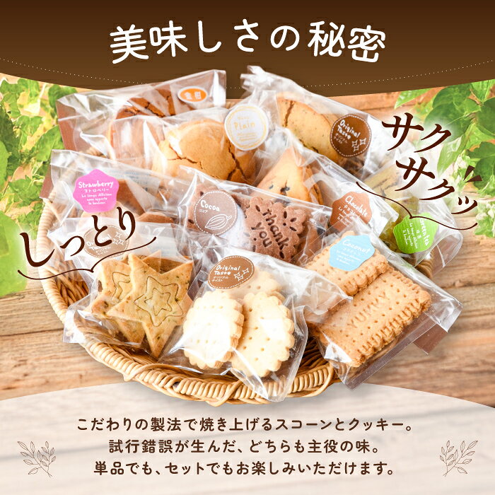 【ふるさと納税】【グルテンフリー】スコーン10個 米粉 スコーン セット 詰め合わせ 焼き菓子 お菓子 カフェ スイーツ プレーン 野菜 果物 フルーツ【ものがたりカフェCOCO】 f462101-ibusuki-10001839 鹿児島県指宿市 サンプル画像3