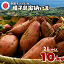 【ふるさと納税】\ 新物 順次発送中 / 種子島 安納いも \ 2L ジャンボサイズ 生いも 10kg / 中園ファーム ふるさと納税 さつまいも 生芋 ふるさと納税 焼き芋 ホクホク ねっとり 蜜が出るほど 甘い 安納芋 芋 ふるさと 人気 ランキング(4)