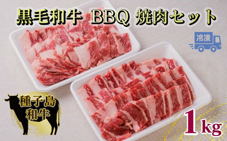 22位! 口コミ数「0件」評価「0」【種子島生まれ】黒毛和牛 BBQ 焼肉セット 1kg