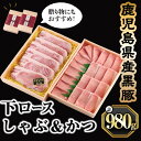 【ふるさと納税】鹿児島県産黒豚 下ロースセット (しゃぶしゃぶ用 500g ・カツ用 80g×6枚 合計980g) 鹿児島産 国産 黒豚 豚 豚肉 肉 ロース ...