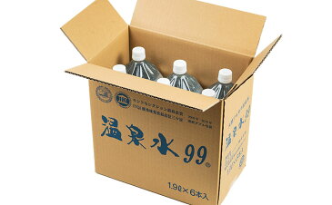 【ふるさと納税】【敬老の日までにお届け】飲む温泉水 天然水 温泉水99 (1.9L×12本) おじいちゃん おばあちゃん への 贈り物に ! ミネラルウォーター 天然アルカリ温泉水 天然水 鹿児島 超軟水 シリカ 含有 美容 健康【先行予約】【期間限定】