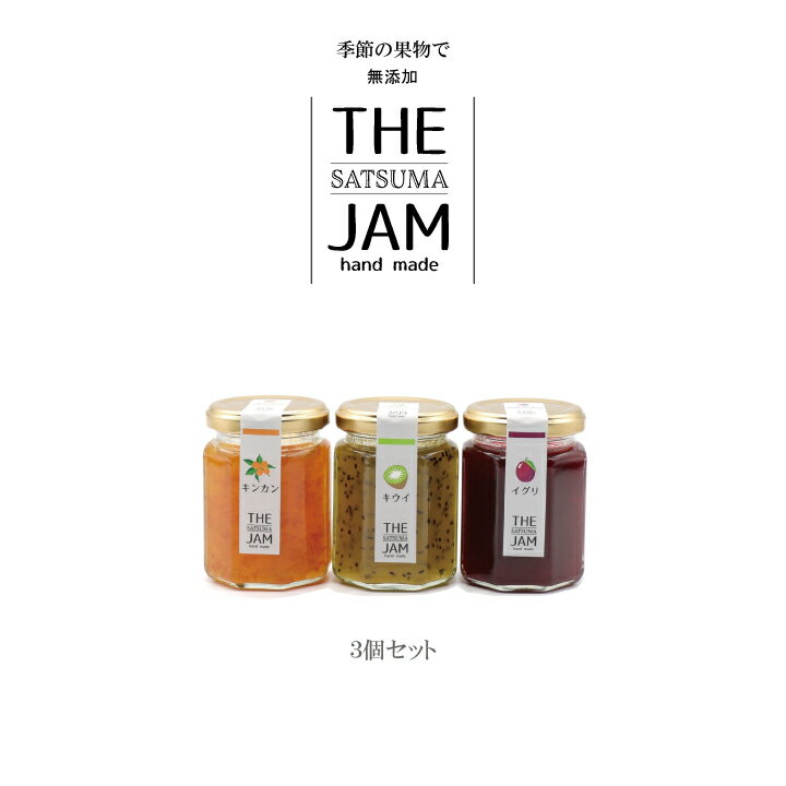 2位! 口コミ数「0件」評価「0」【THE JAM】無添加・旬のHand Made『からだ想い』ジャム3本セット　無添加　ジャム　セット　旬のフルーツ　鹿児島県 薩摩川内市 ･･･ 