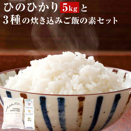 鹿児島県産ひのひかり 5kg 3種の炊き込みご飯の素 AS-718 薩摩川内市産 黒豚 赤鶏 まぐろ セット 米 お米 ご飯 炊き込みご飯 惣菜 鹿児島県 薩摩川内市 送料無料