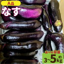 【ふるさと納税】【選べる・容量】【A品】鹿児島県産ナス 3kg 5kg 朝どれ 季節限定 なす ナス 茄子 なすび 朝どれ 朝採れ 夏野菜 夏 なつ 野菜 やさい 季節限定 夏限定 農家直送 鹿児島県 薩摩川内市 送料無料 【2025年7月上旬から9月下旬発送予定】 ZS-786