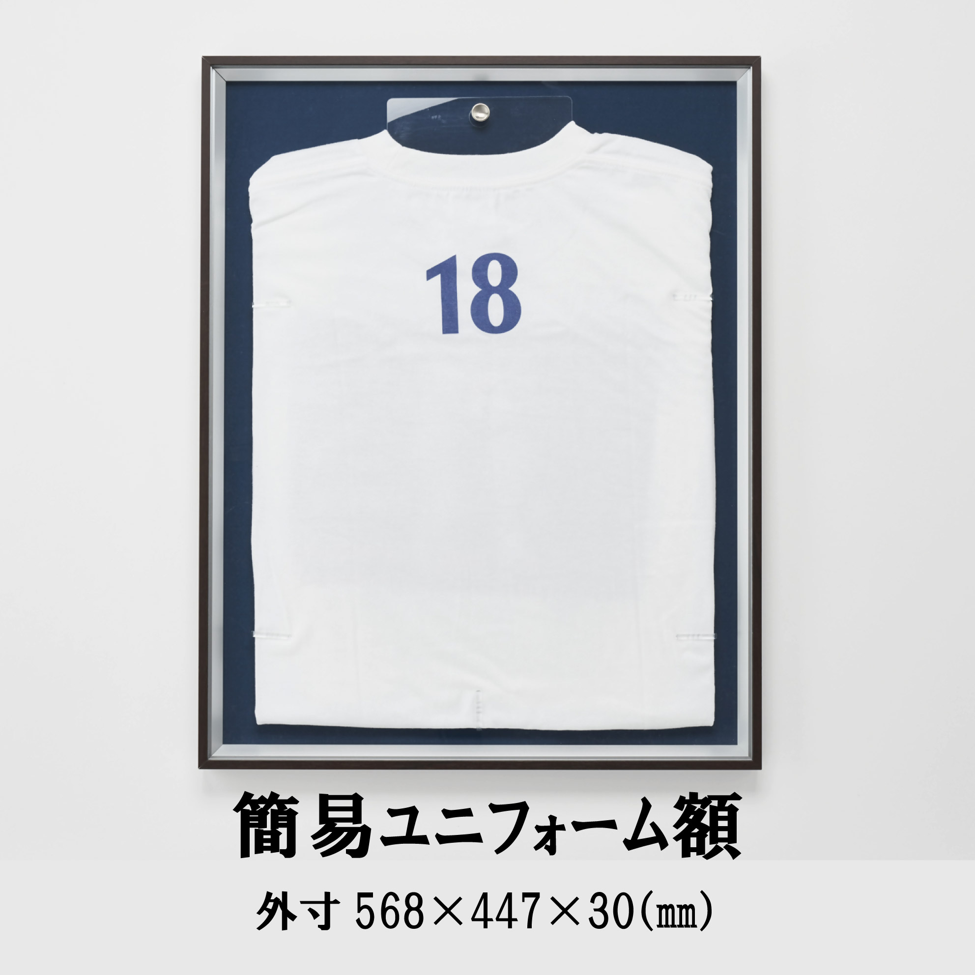 【ふるさと納税】簡易ユニフォーム額 ナチュラル 背面ベージュ ユニフォーム 額 ケース コレクションケース アクリルケース 展示用 額 スポーツ スポーツグッツ...