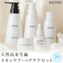 【ふるさと納税】 BIOND 5点セット 天然由来生繭スキンケア・ヘアケアセット JS-302 天然由来生繭スキンケア・ヘアケア商品 アミノ酸系 シルクシャンプー コンディショナー バイオアース お中元 お歳暮 敬老の日 ギフト 贈答 プレゼント 理容 美容 理美容 化粧品