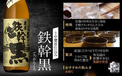 【ふるさと納税】オガタマ酒造 本格焼酎飲み比べ10本セット 鉄幹 鉄幹黒 紅鉄幹 貴心樹 せんだい永利 さつまげんち おかがいも 蛮酒の杯 二天一流鉄幹 鉄馬 グラス付き オガタマ 芋焼酎 鹿児島県