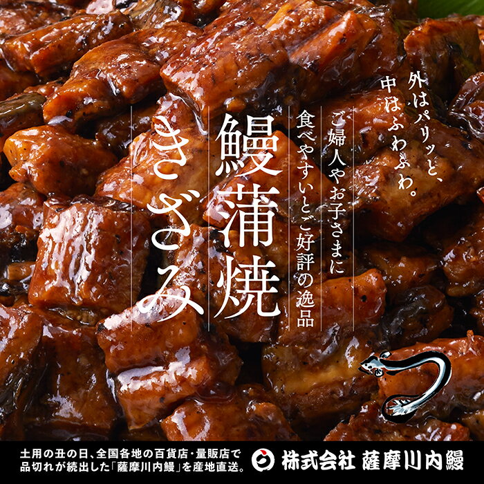 【ふるさと納税】 国産うなぎ蒲焼（きざみ）合計160g（80g×2袋） うなぎ 蒲焼き 薩摩川内うなぎ 蒲焼 うなぎ蒲焼 冷凍 鹿児島 国産 鰻 ウナギ ギフト プレゼント お中元 お歳暮 薩摩川内市 川内市 川内 ふるさと 納税