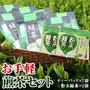 13位! 口コミ数「0件」評価「0」お手軽煎茶セット 国産 九州産 鹿児島県産 日本茶 お茶 茶葉 煎茶 緑茶 セット【世献 榎園製茶】