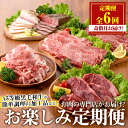 【ふるさと納税】<定期便・全6回(奇数月)>お楽しみ!大人気の返礼品定期便 お試しコース(総重量5kg以上・ステーキ、霜降り焼肉、ローストビーフ等) 牛肉 黒毛...