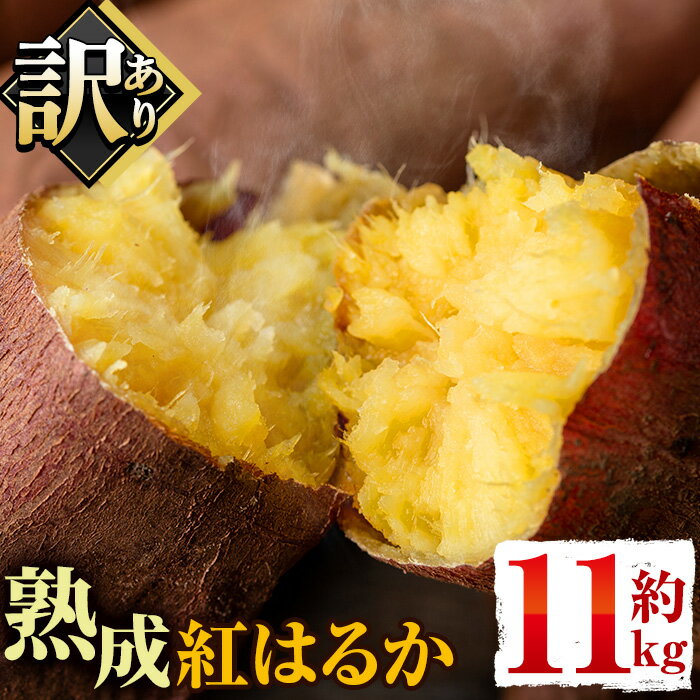 【ふるさと納税】《訳あり》鹿児島県日置市産さつま芋！紅はるか(約12kg・土付き)甘くておいしいお芋を心を込めてお届けします！