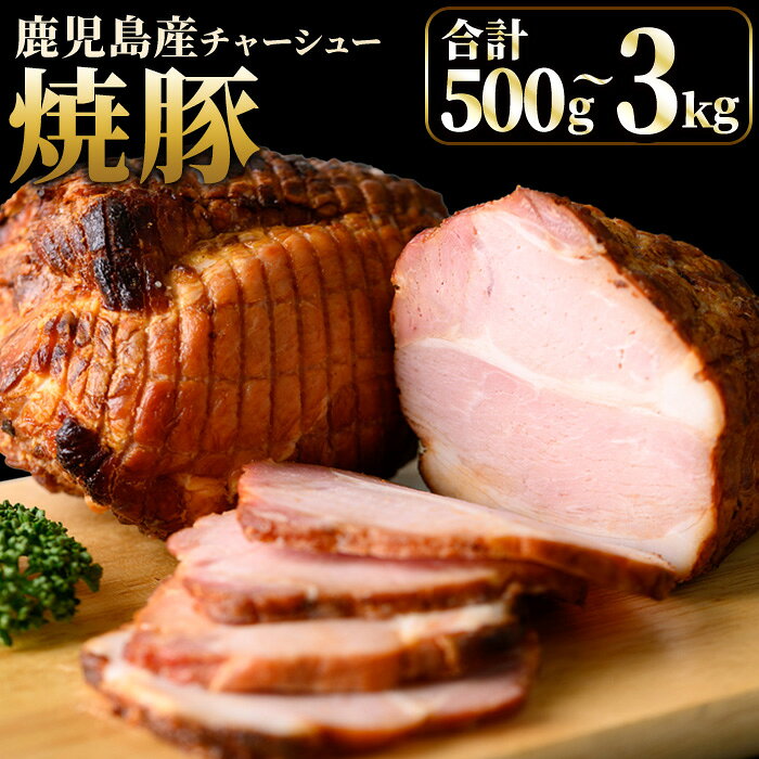 【ふるさと納税】＜選べる＞鹿児島県産の焼豚チャーシュー！大ブロック(500g～1